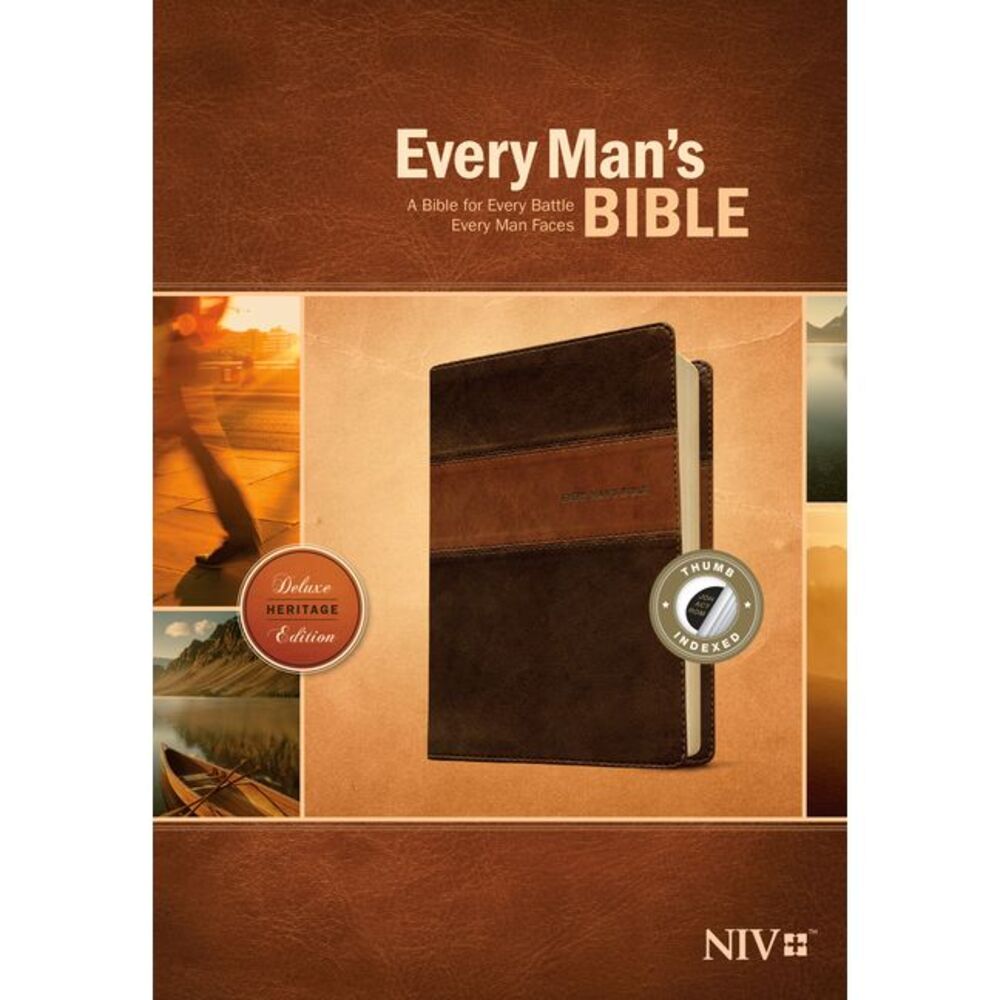 Every Man's Bible NIV, Deluxe Heritage Edition, Tutone -- Tyndale